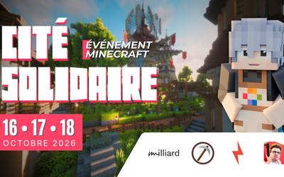Opération Milliard X Minecraft, le partenariat inatendu !